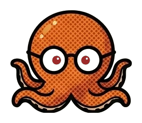 Oh Handy Octo Mascot Logo